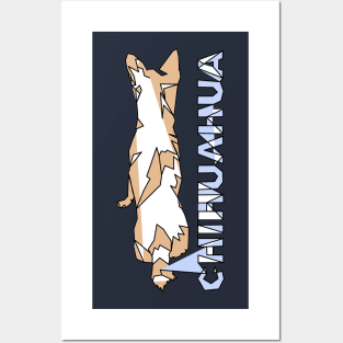 Geometric Chihuahua Posters and Art